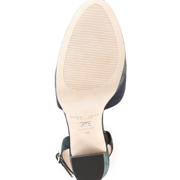 Antonio Melanix Born on Fifth Liv Tartan Plaid Closed Toe Platform Dress Pumps - Picture 4 of 8